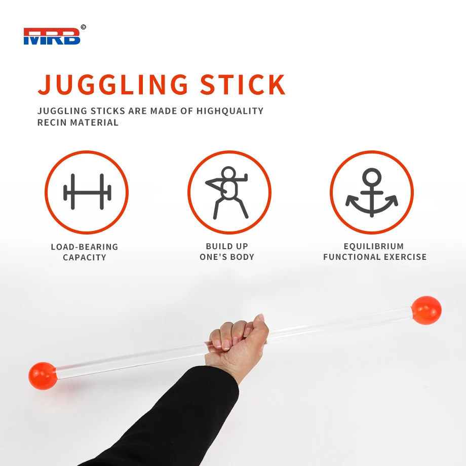 2024 New arrival Acrylic contact juggling sticks Lightweight stick toys
