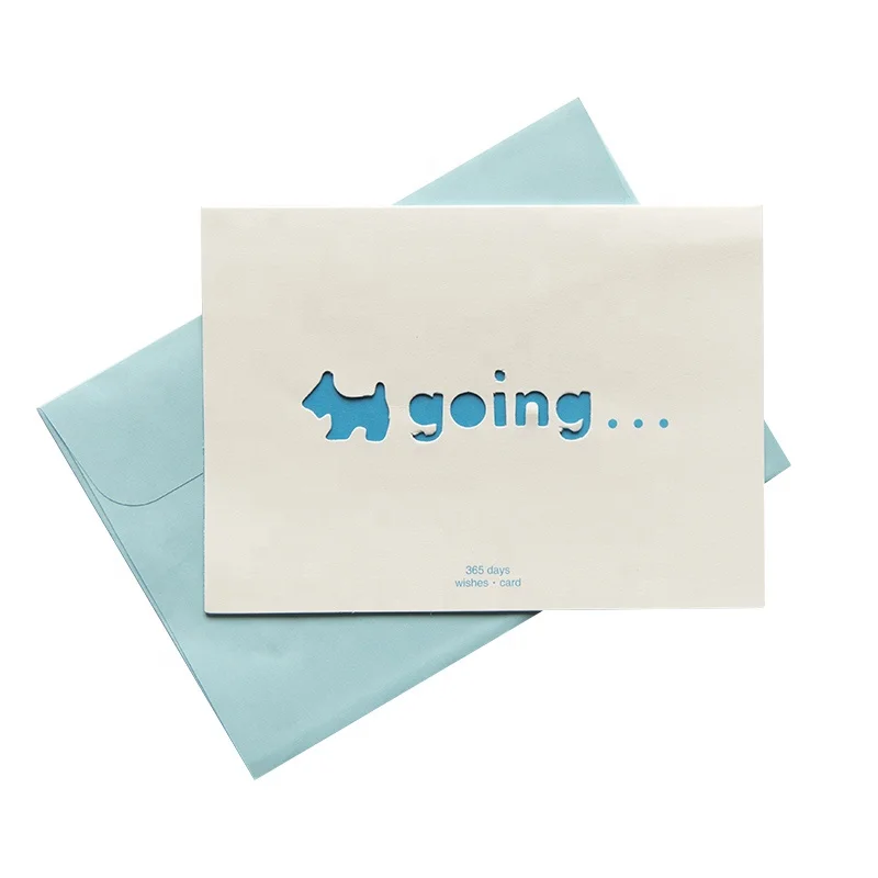 New Style Greeting Cheap Decoration Luxury custom thank you card