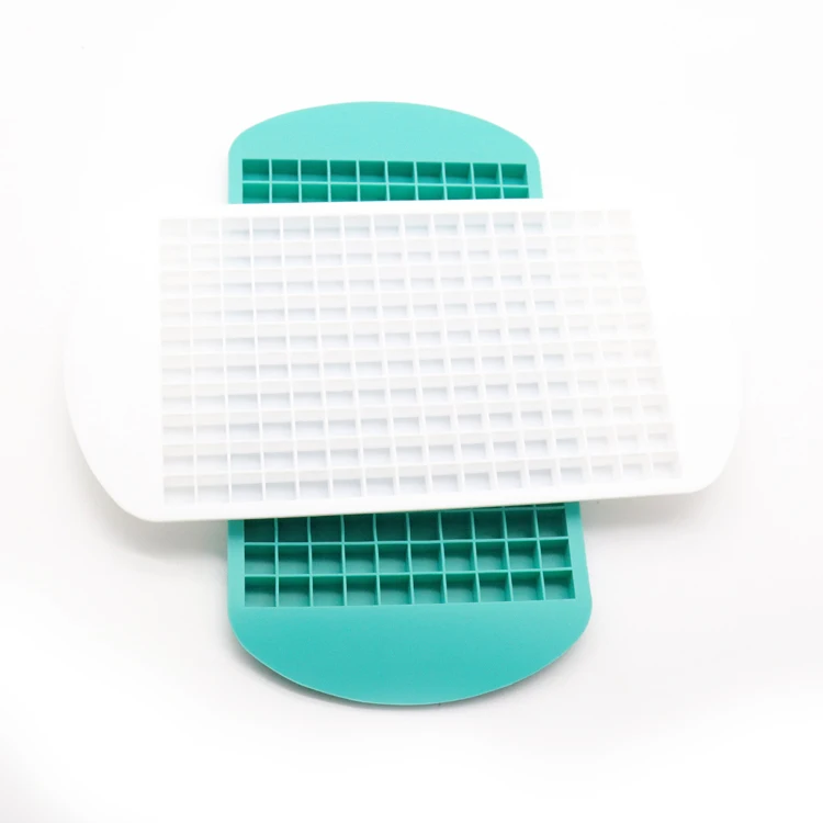 Factory Provide Homemade Small Cube 160 Grids Small Mini Tiny Silicone Ice Cube Trays For Bar
