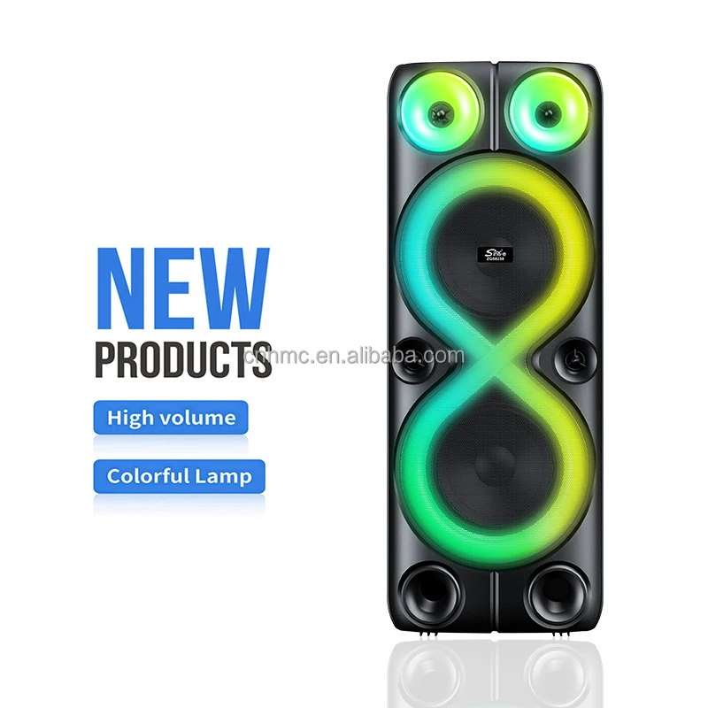 ZQS8238 двойной 8-дюймовый динамик caixa de som bluetooth колонки аудио система сабвуфер коробка