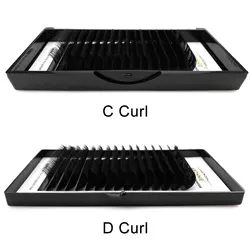 Mega volume 0.03 0.05 0.07 fuax mink easy fan lash trays wholesale 25mm faux eyelash