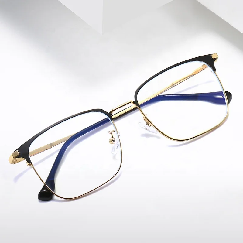 2022 New Stocks Square Women Wholesale Men Anti Blue Light Optical Frame Glasses Spectacle Eyeglasses Eyewear Frames 9670