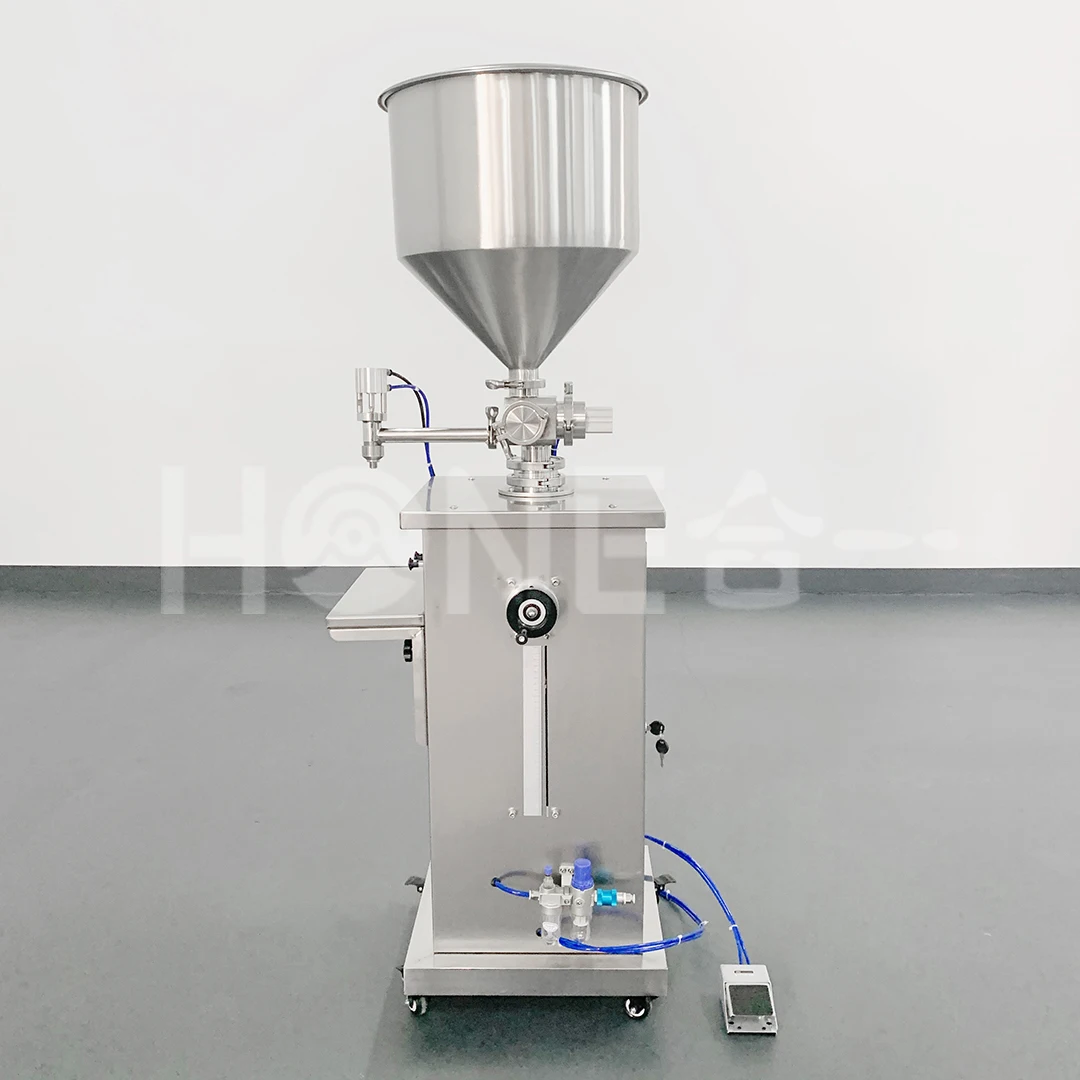 HONE cosmetics/pharmaceuticals/chemicals/food filler pneumatic filling machine for industrial use