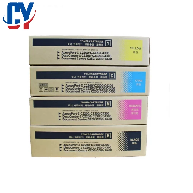 For Xerox C250 360 450 4300 3300 2200 Toner cartridge 4400 4405 7345 7325 Color toner cartridge
