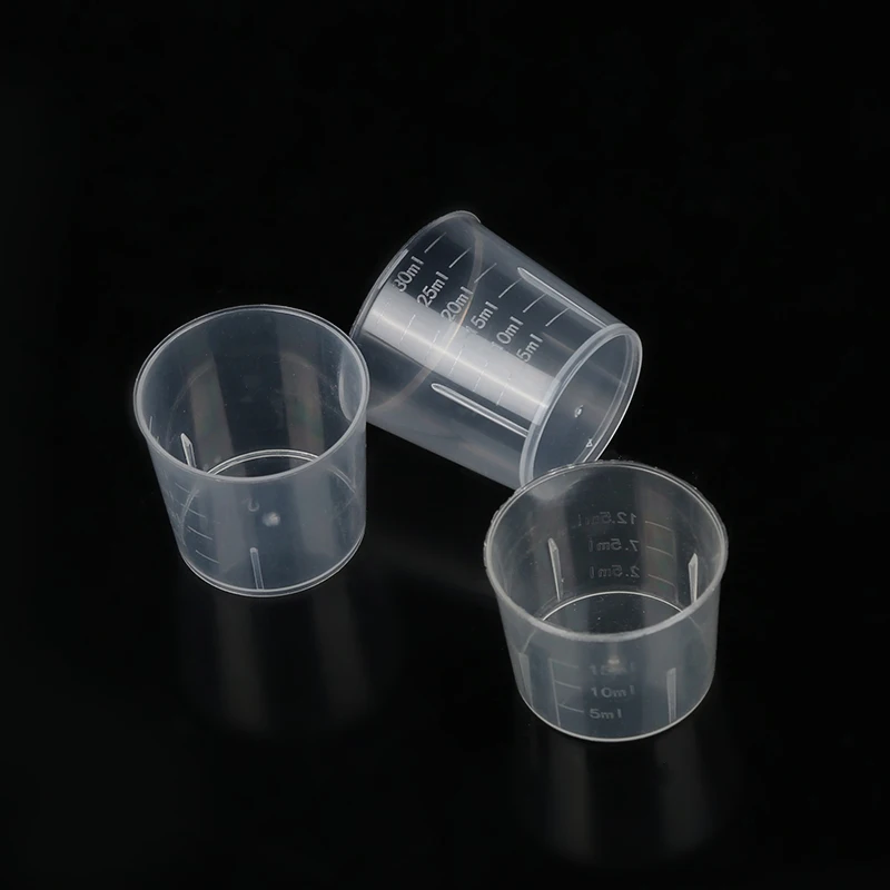 15ml 20ml 30ml measuring cup transparent plastic measuring cup