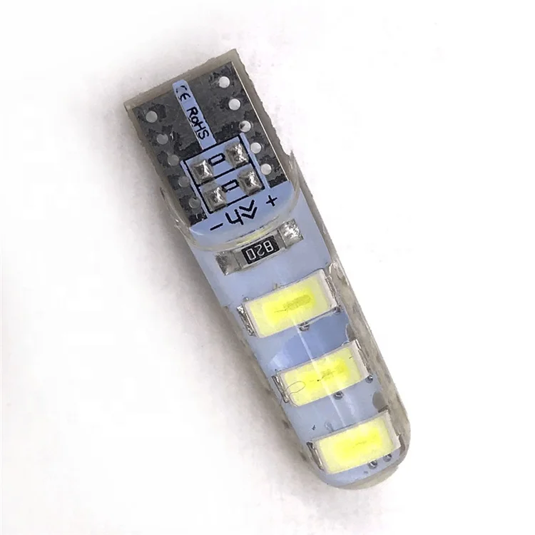Customization Super Bright DC12V T10 5630 6 LED Bulbs Reverse Light W5W 194 Auto Width Lights White T10 Led For Cars