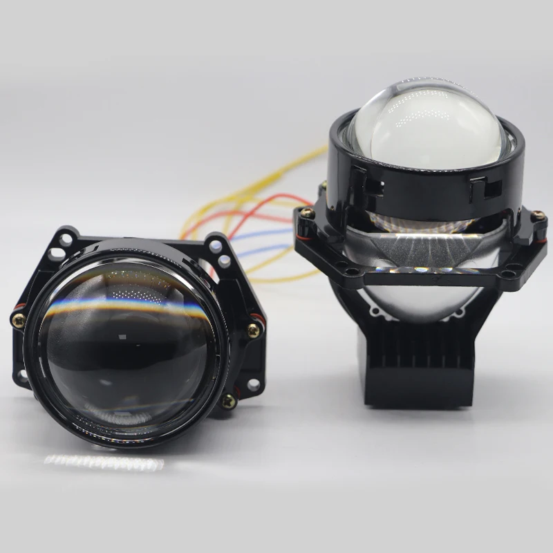 Factor Wholesale Universal Headlight Led Projector Bifocal Lens 2-bulbs Mode High Power Spotlight High Low Laser Beam Retrofit