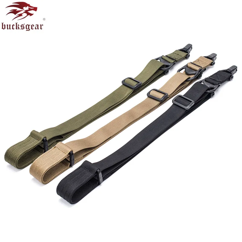 
Bucksgear Tactical 1 Or 2 Point Multi Mission Outdoor Hunter Belt Quick Detach Swivel Gun Rifle Sling two point sling airsoft 