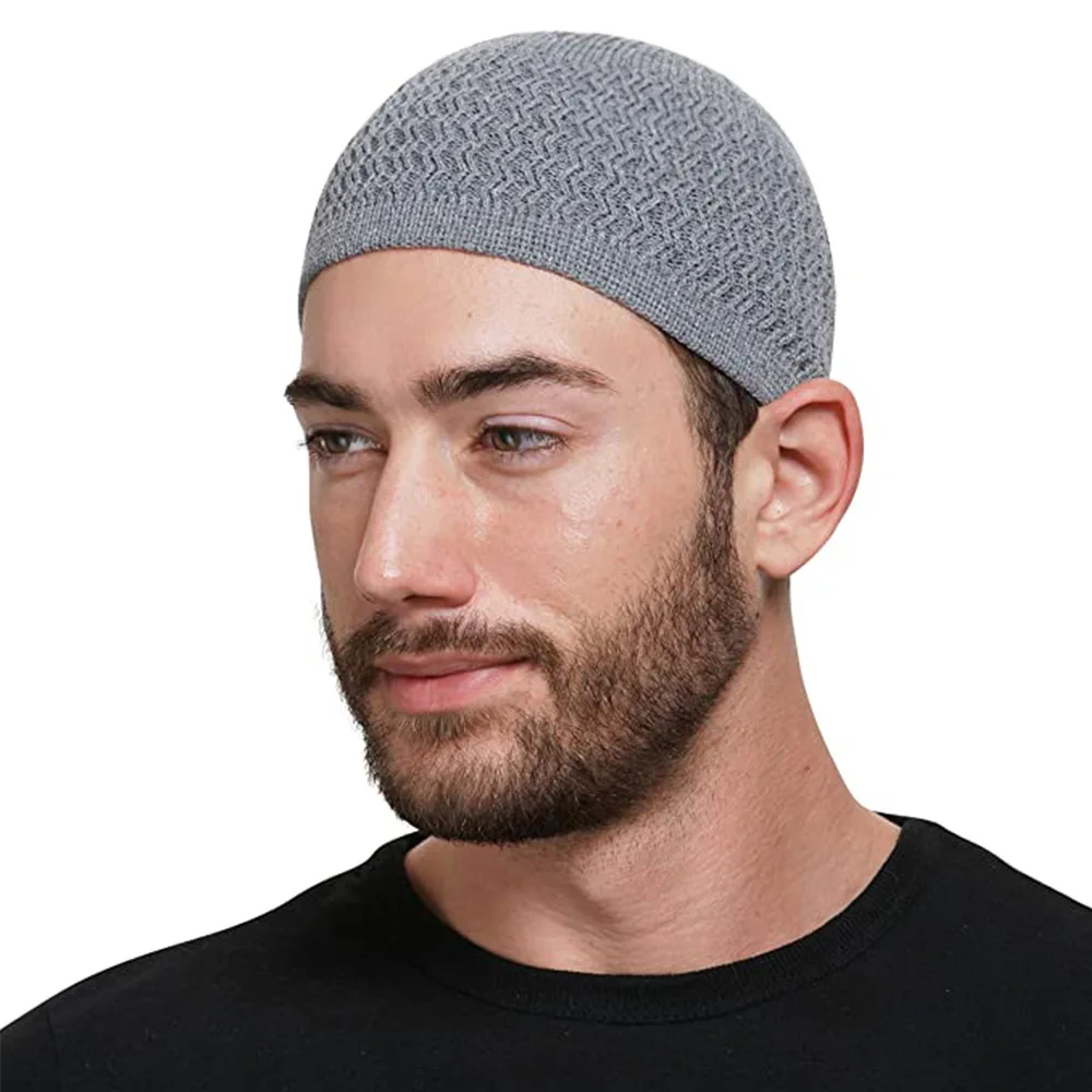 Модная вязаная крючком шапка Kufi мусульманская молитвенная Kufis традиционная крутая с черепом молитва для унисекс