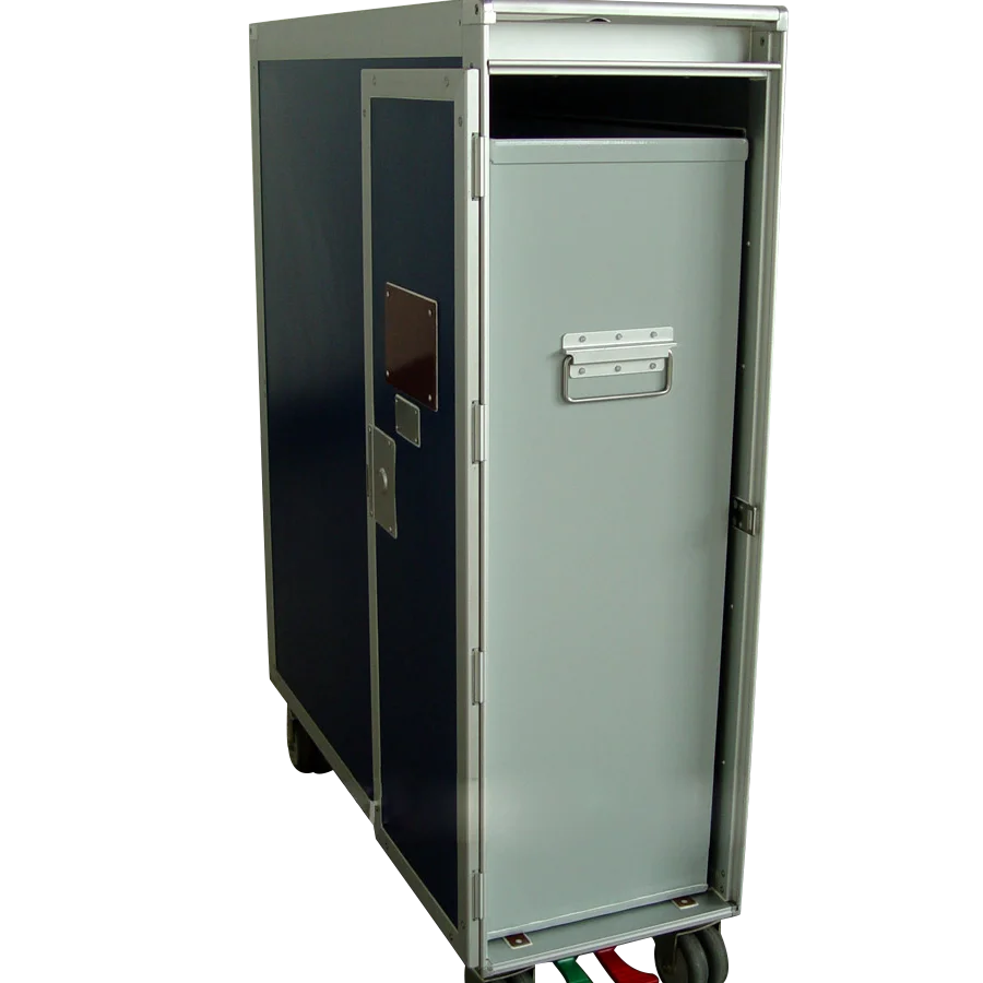 half size inflight atlas plane airline serving beverage food water cart train airline catering trolley trays with wheels