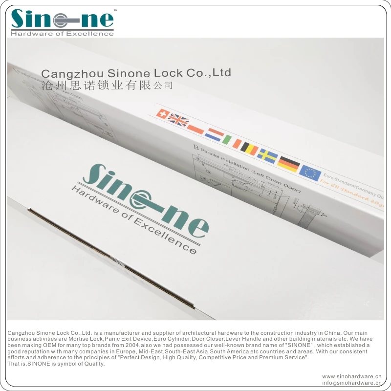 Panic Exit Device fire door horizontal push panic bar for single double hospital emergency fire escape door