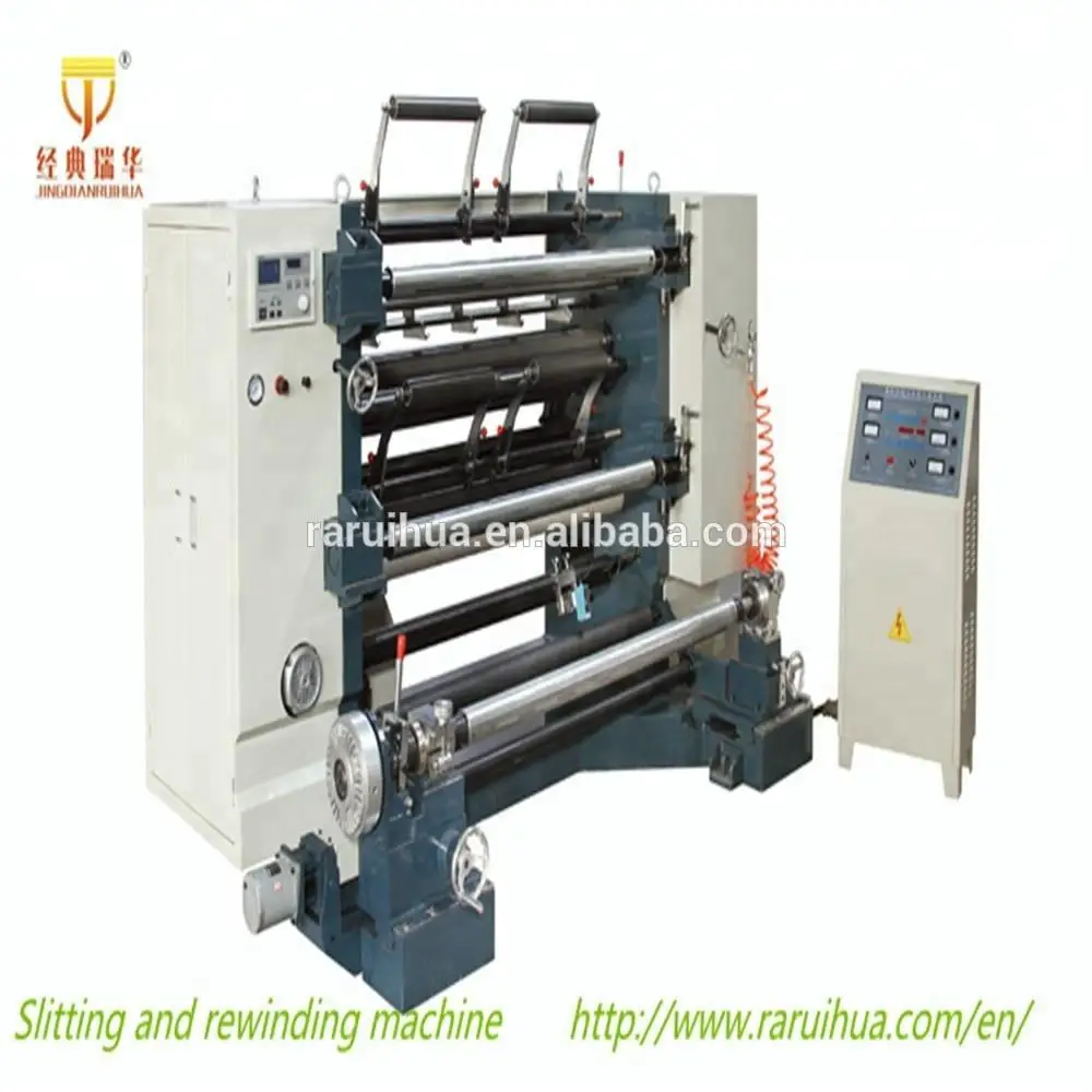 High Speed Vertical Type Automatic Stretch Film Winding Electrical Motor Rewinding Machine