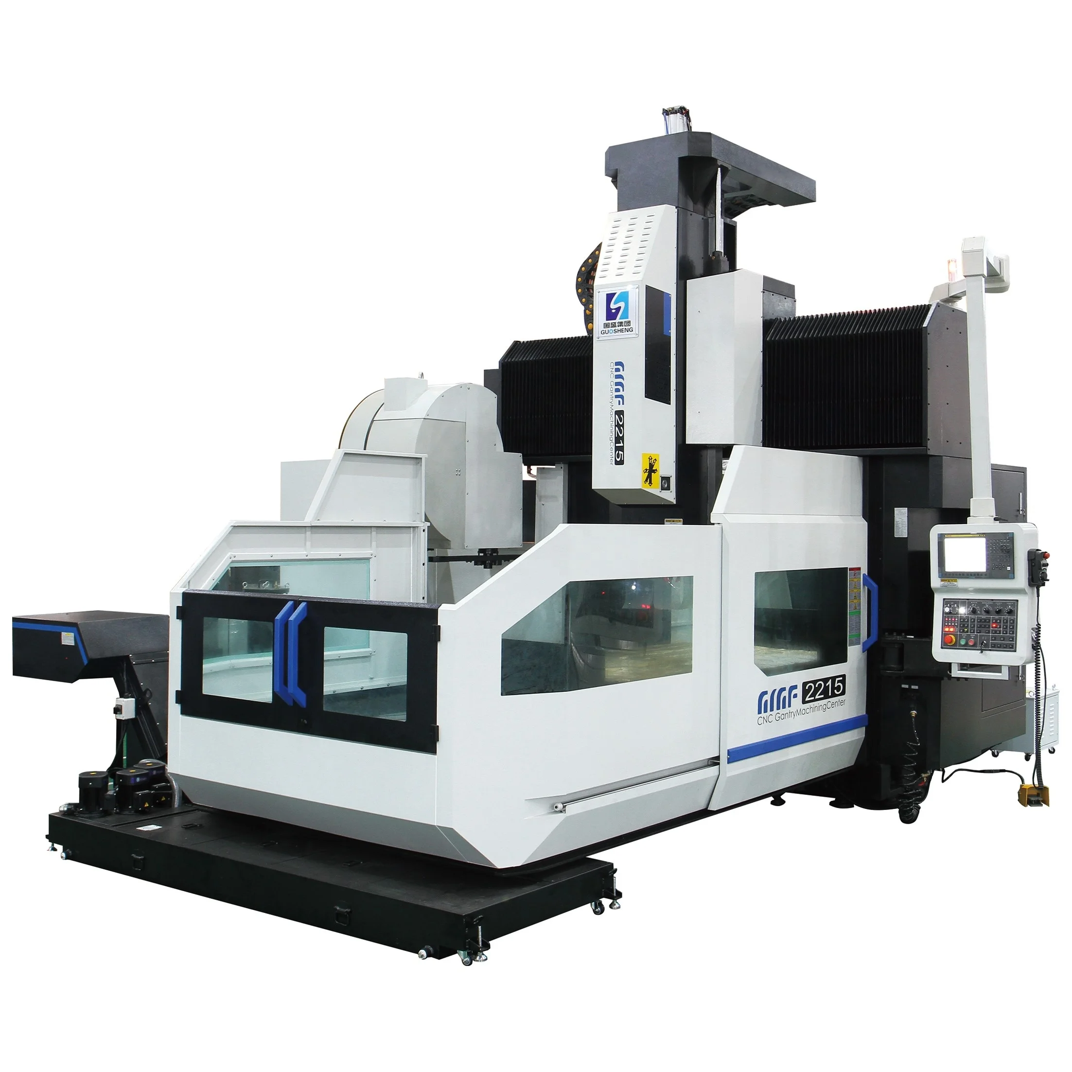 GMF2215 China cnc double column gantry type drill milling machine center