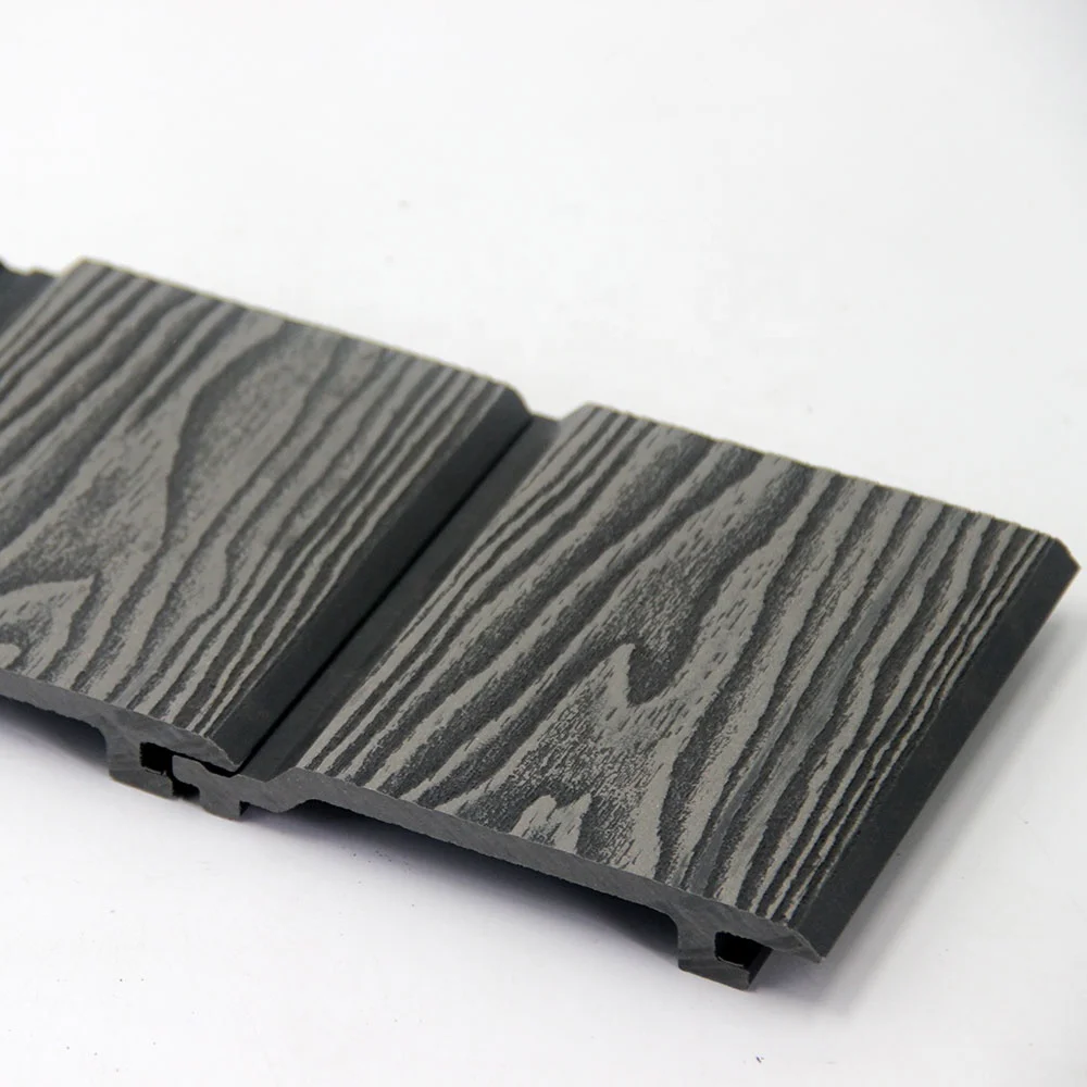 Exterior Commercial Wpc Wall Panel Cladding Covering Building Facade Wall Cladding