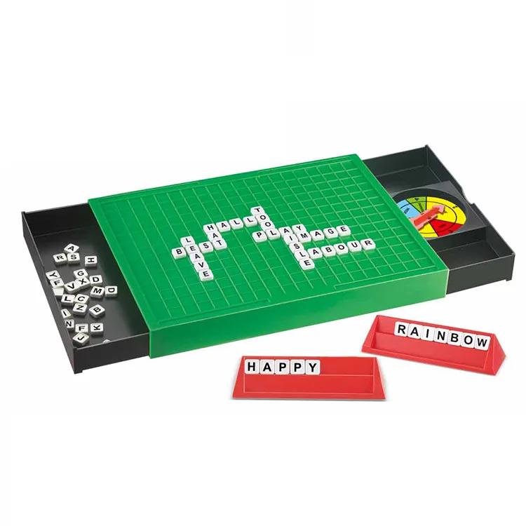 2023 INTELLIGENT PARTY GAME FOR KIDS SCRABBLES SCRABBLED WORDS ENGLISH ALPHABET WORDS GAME FOR KIDS TOYS 2023