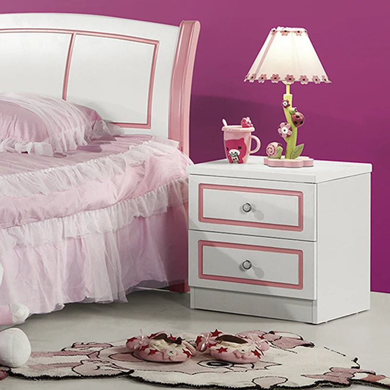 High Quality Modern Single Wooden Children Bed Home Luxury Wood Frame Full Kids Bedroom Furniture Set For Girls