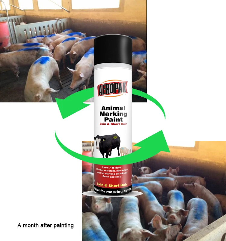 Aeropak Animal Marking Paint Spray Pig Cattle Sheep Tag Marking