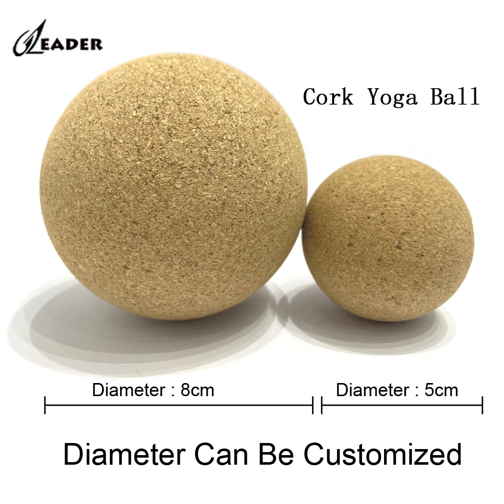 Plain Thin Eco Friendly Natural Cork Yoga Mat Starter Kit