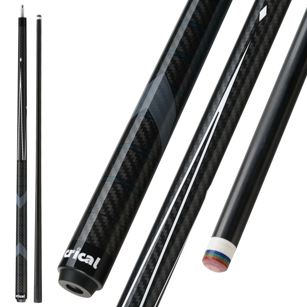 CRICAL carbon fiber pool cue CL-01 black technology split 1/2 hit the black eight or nine ball Chinese style private rod