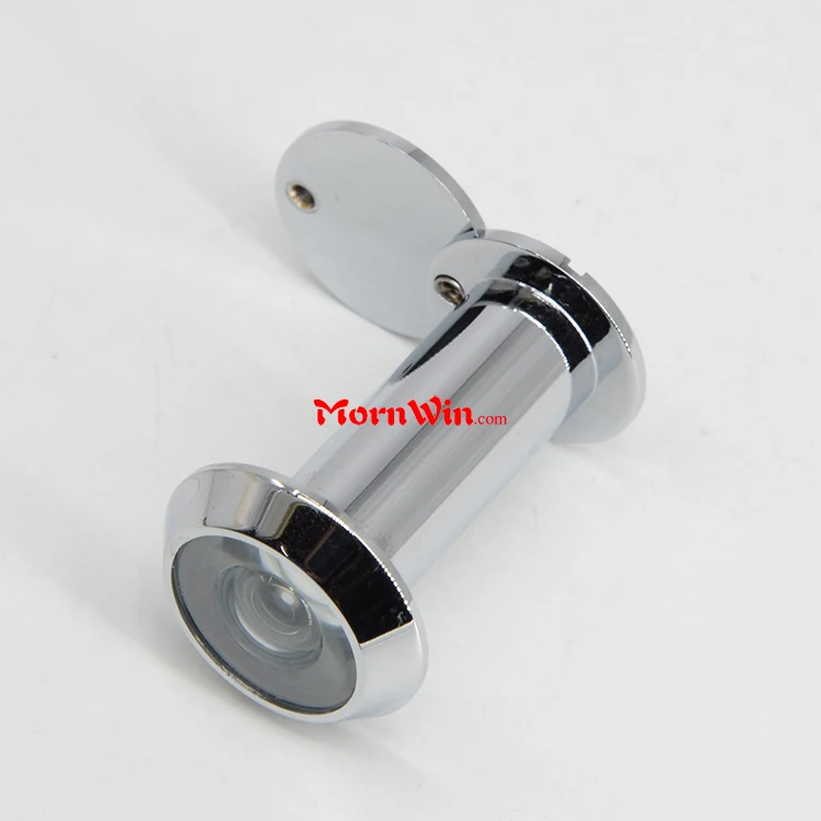 Brass Satin Chrome 200 Degree Door Viewer Door Peephole Viewer Wide Angle with Glass Lens Viewer