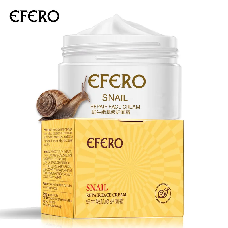 Face Care Moisturizing Brightening Snail Collagen Cream	Nourishing Snail Cream Skin Repair Whitening Snail Cream