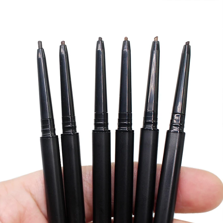 The best cheap double-headed slim thin ash brown eyebrow pencil waterproof quality korea eyebrow pencil