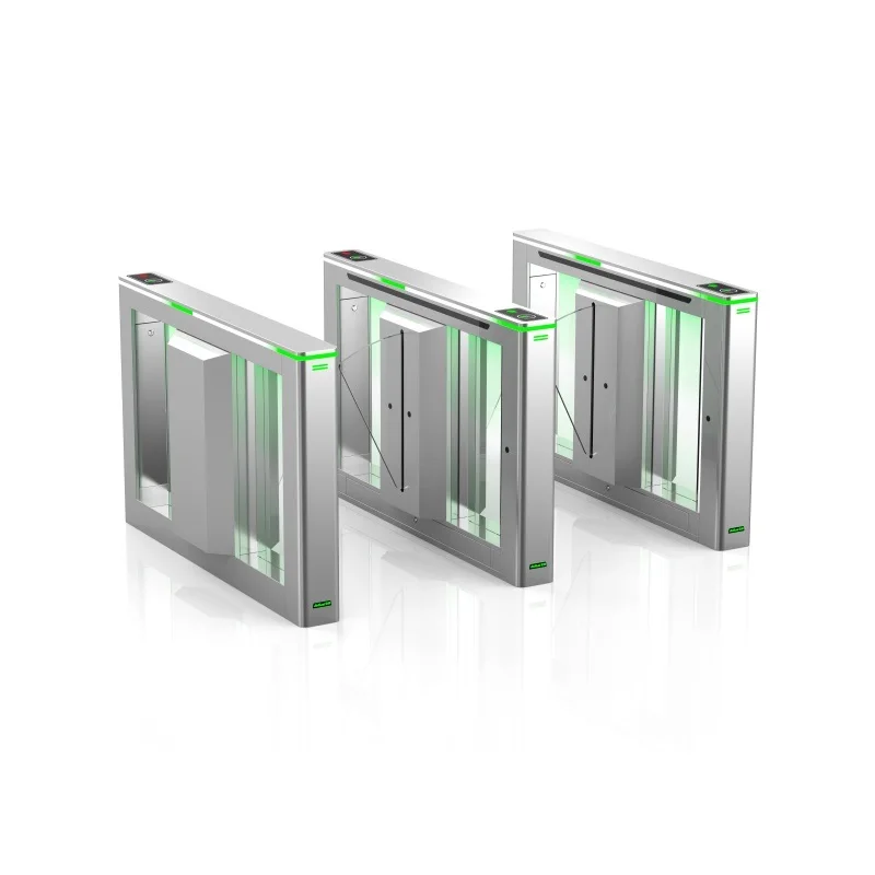 OEM ODM AKT317 Speed Gate Access Control System Facial Recognition Flap Turnstile For Public Facility Building Office