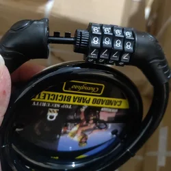 High Quality Combination Chain for Bike lock cable with combination 4 Digit Remote Padlock Bike lockers padlock for bicycle