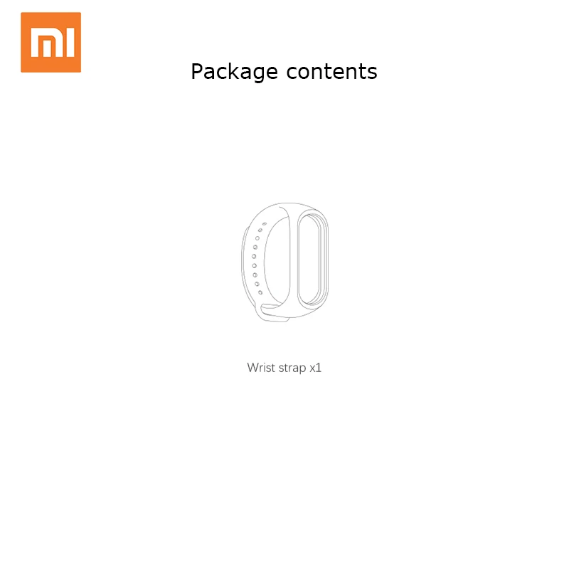 
Original Xiaomi Mi Smart Band 3/4 Strap Silicone Rubber Watch Smart Watch Strap for Xiaomi MI Band 3 Band 4 