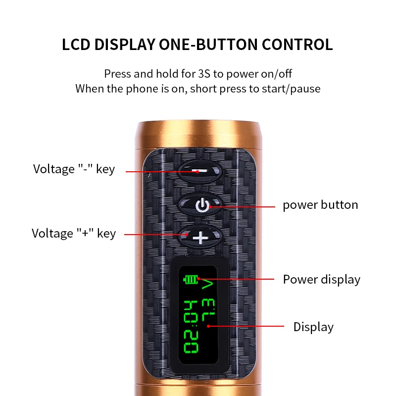 Rotary Wireless Tattoo Pen Eyebrow Permanent Makeup Machine Tattoo Supply