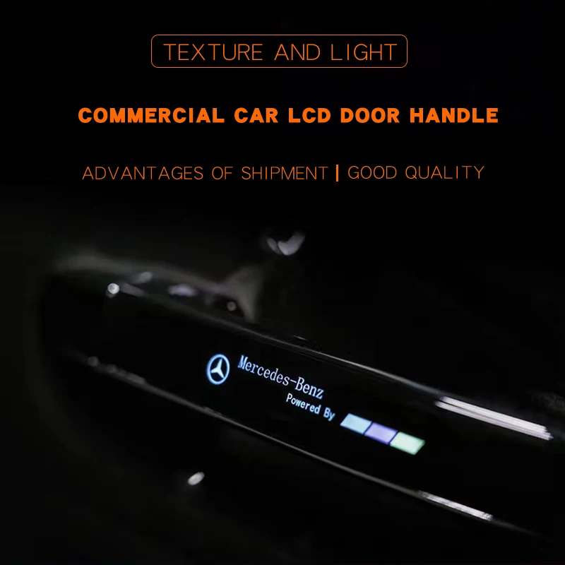 Modified Colorful Automatically Open Handle With Led Light Smart Car Exterior Door Handles Electric  For Benz W447