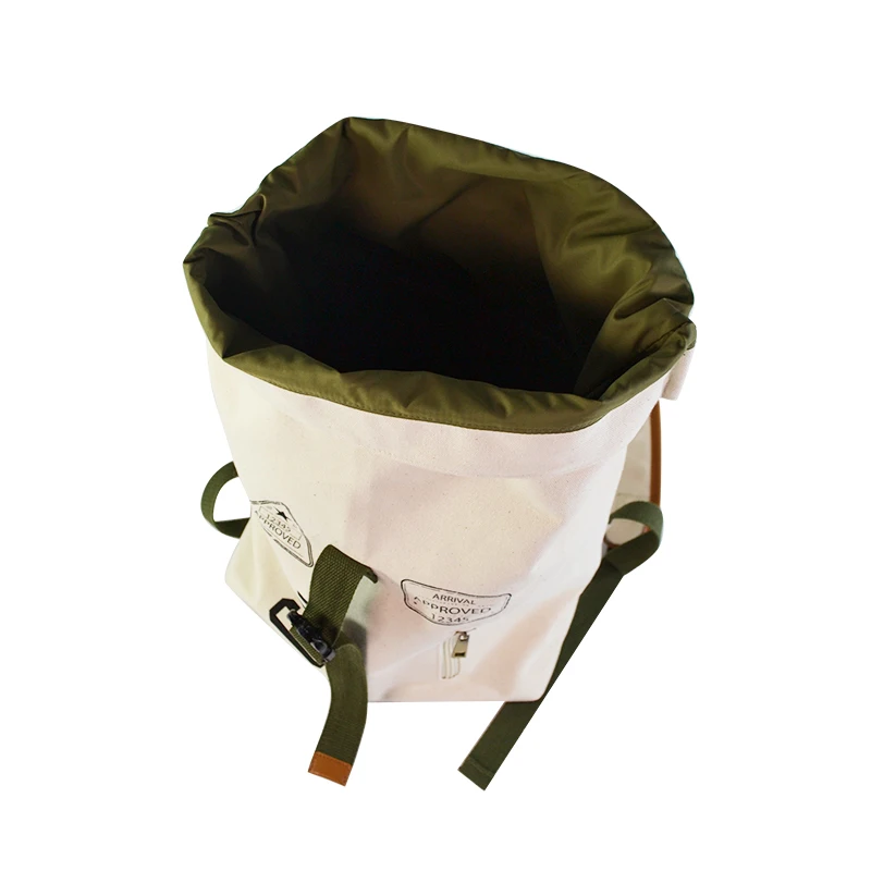 Vintage Canvas Backpack Old Fashion Backpack with Cool Printing Original Design by Senda Vietnam Bag Factory OEM/ODM Service