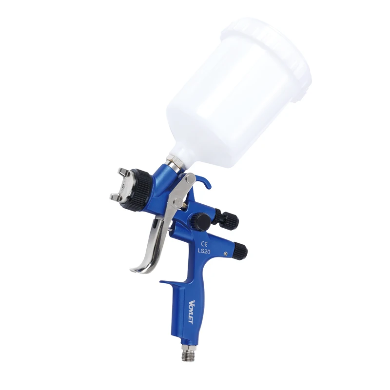 Voylet Spray Gun High Performance HVLP Gravity Feed Spray Gun With 1.3MM Nozzle 600CC Cup Car Spray Gun