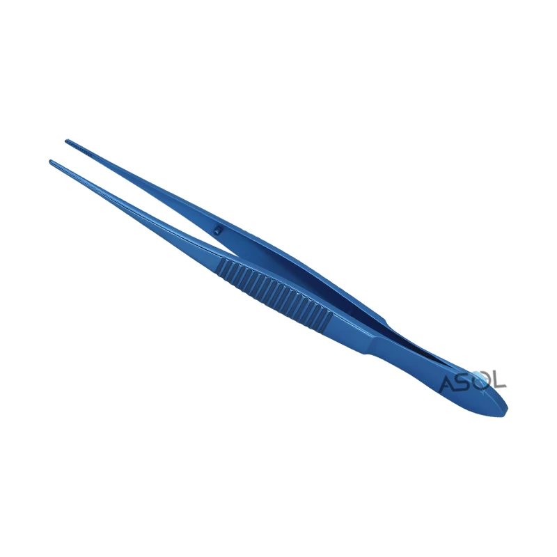 Titanium hot sales high quality surgical dressing thumb forceps medical tissue tweezers