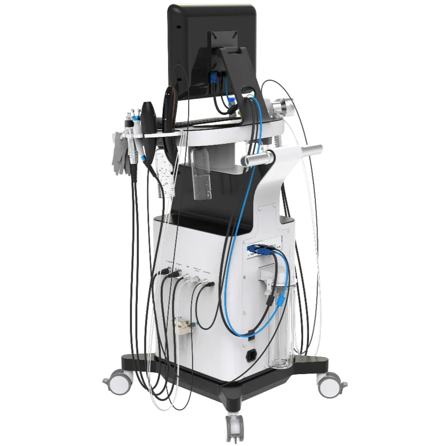 Newest Hydra Microdermabrasion Machine 12 1 Aqua Facial Diamond Dermabrasion Skin Analyzer Skin Rejuvenation Equipment
