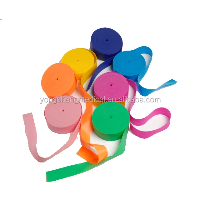 Латекс бесплатно стрейч одноразовые медицинские Tourniquets синий