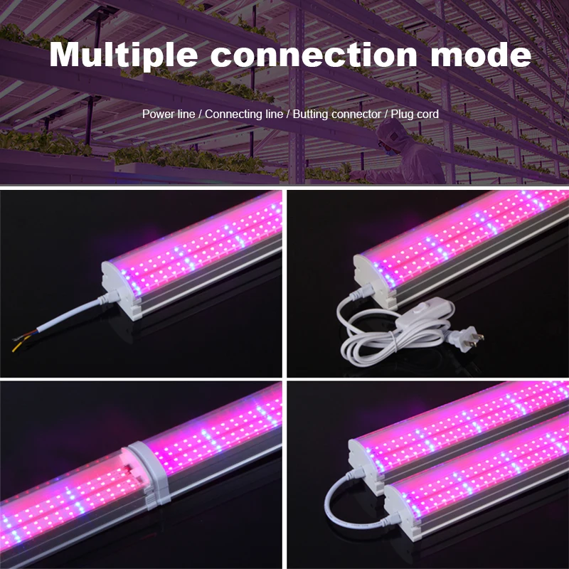 New four row chip lamp tube full spectrum best led grow lights for indoor medical plants grow light led