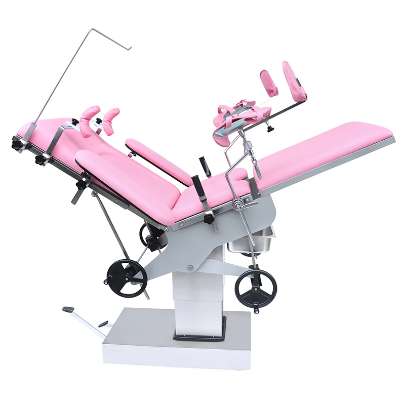 Hospital Medical Adjustable Gynecology Exam Electronic Delivery Table Obstetric delivery station