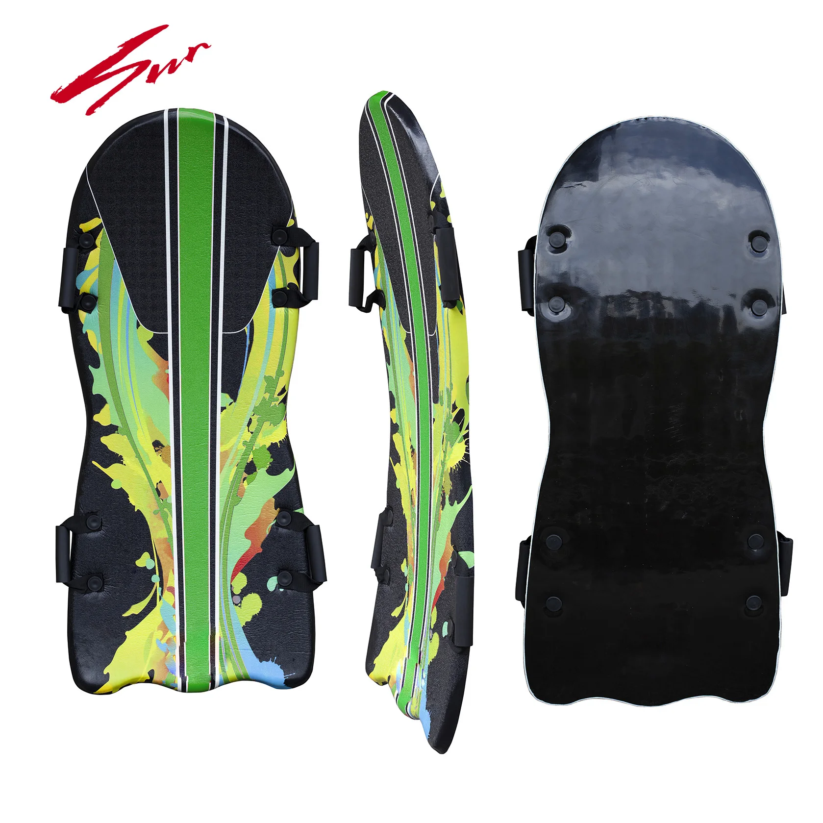 PE Foam Core Sled with Soft Handles Slick Bottom for Speed Control