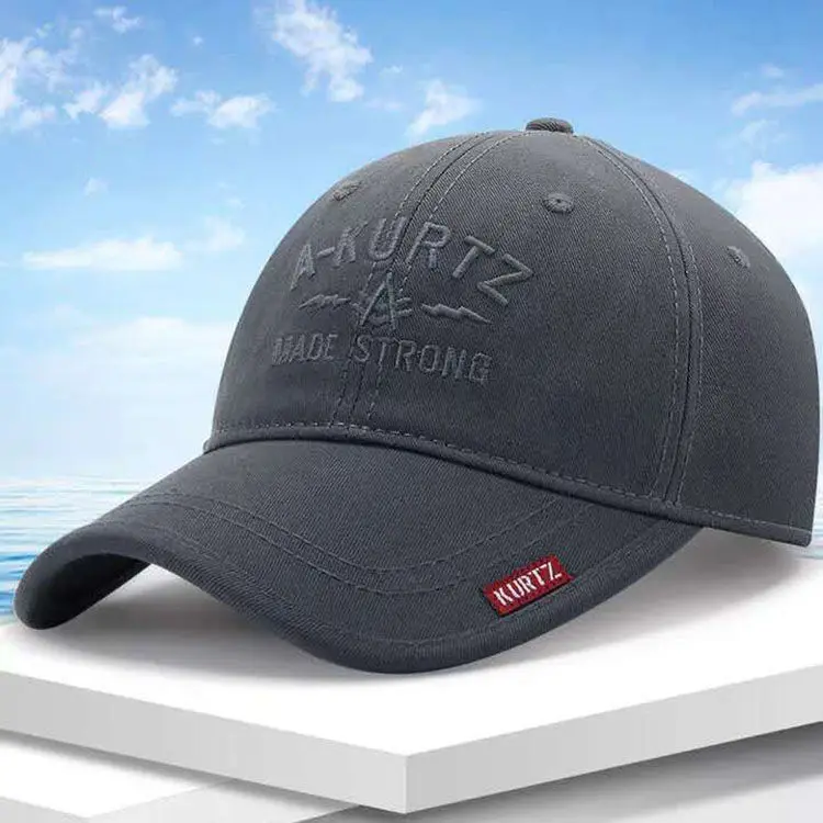 2024 topi korea golf sports caps for men custom embroidery logo 100% cotton unstructured dad hats
