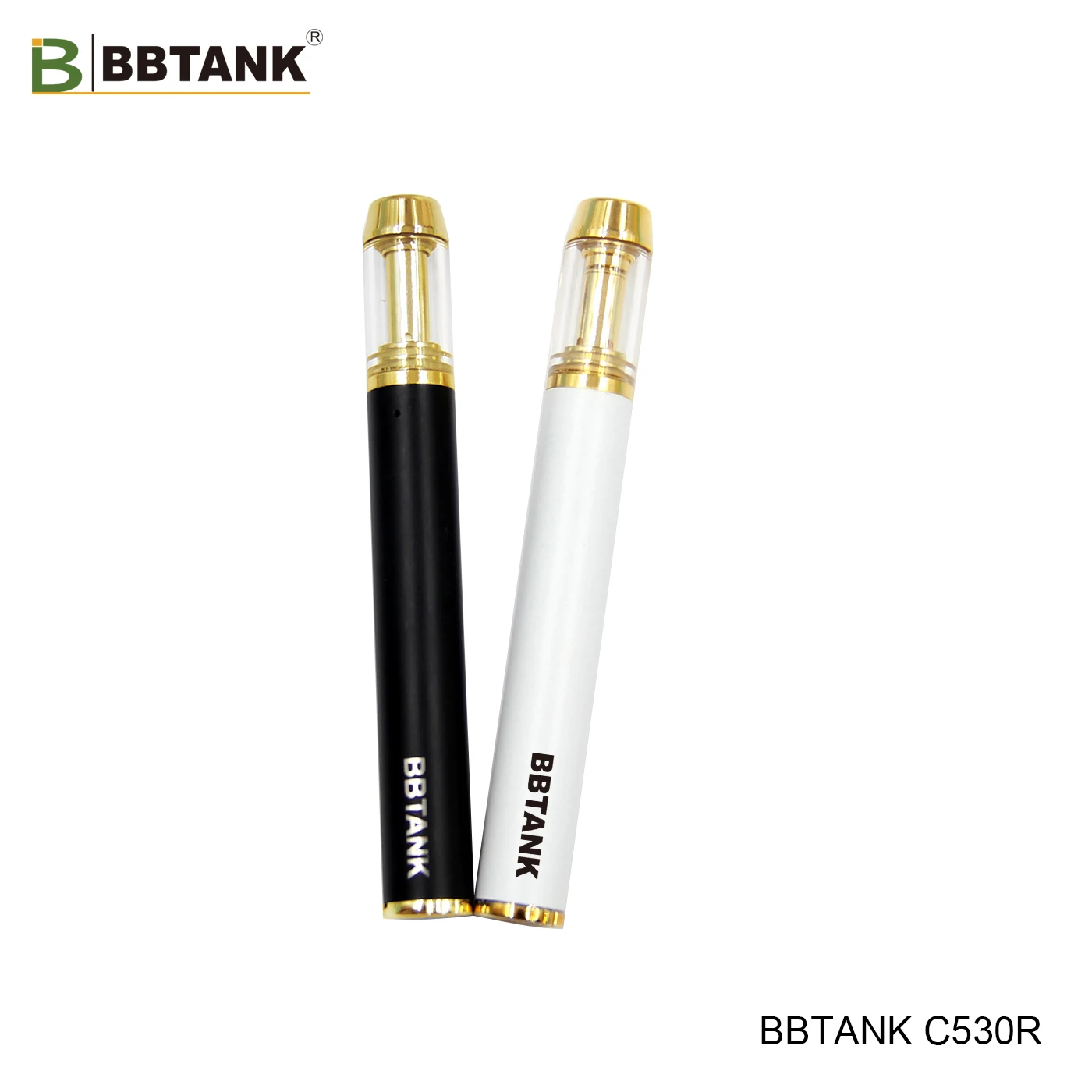 
Custom logo 0.5ml Wickless vape pen 530 mah ecig battery USB rechargeable rosin vaporizer pen Canada bbtank c530r 