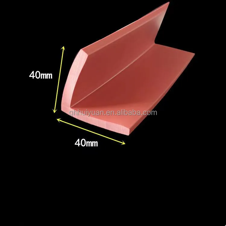 Factory custom L-type EPDM/PVC/EVA rubber sealing strip 7-type edge protective trim seal strip high quality PVC plastic strips