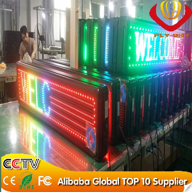 RGB Full Color LED Sign Programmable Scrolling LED Message Marquee Sign