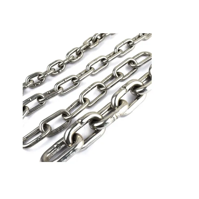 Straight Welded DIN 763 5685C Steel Link Chain EU Standard Chain for Architectural Marine Offshore Industrial
