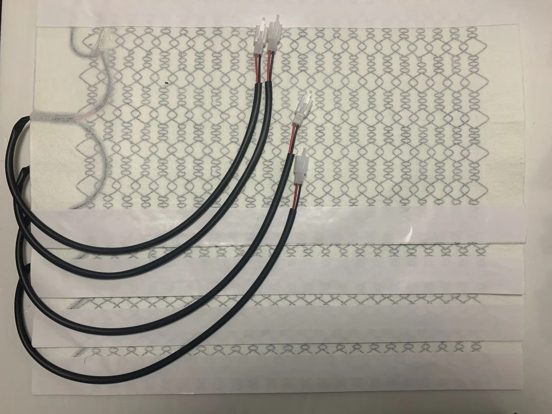 Universal 5 Speed Digital Display Square Switch setting Carbon fiber car seat heater