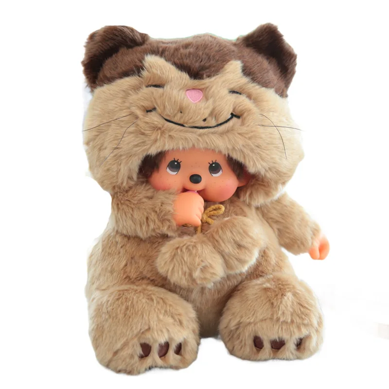 New Style Mengqiqi Model Animal Transformation Stitch Rabbit Doll Action Figure Collection Plush Toy for Kids