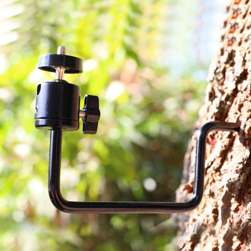 Aluminum 360 Rotation tree brackets 1/4 Inch Screw mount for hunting trail camera