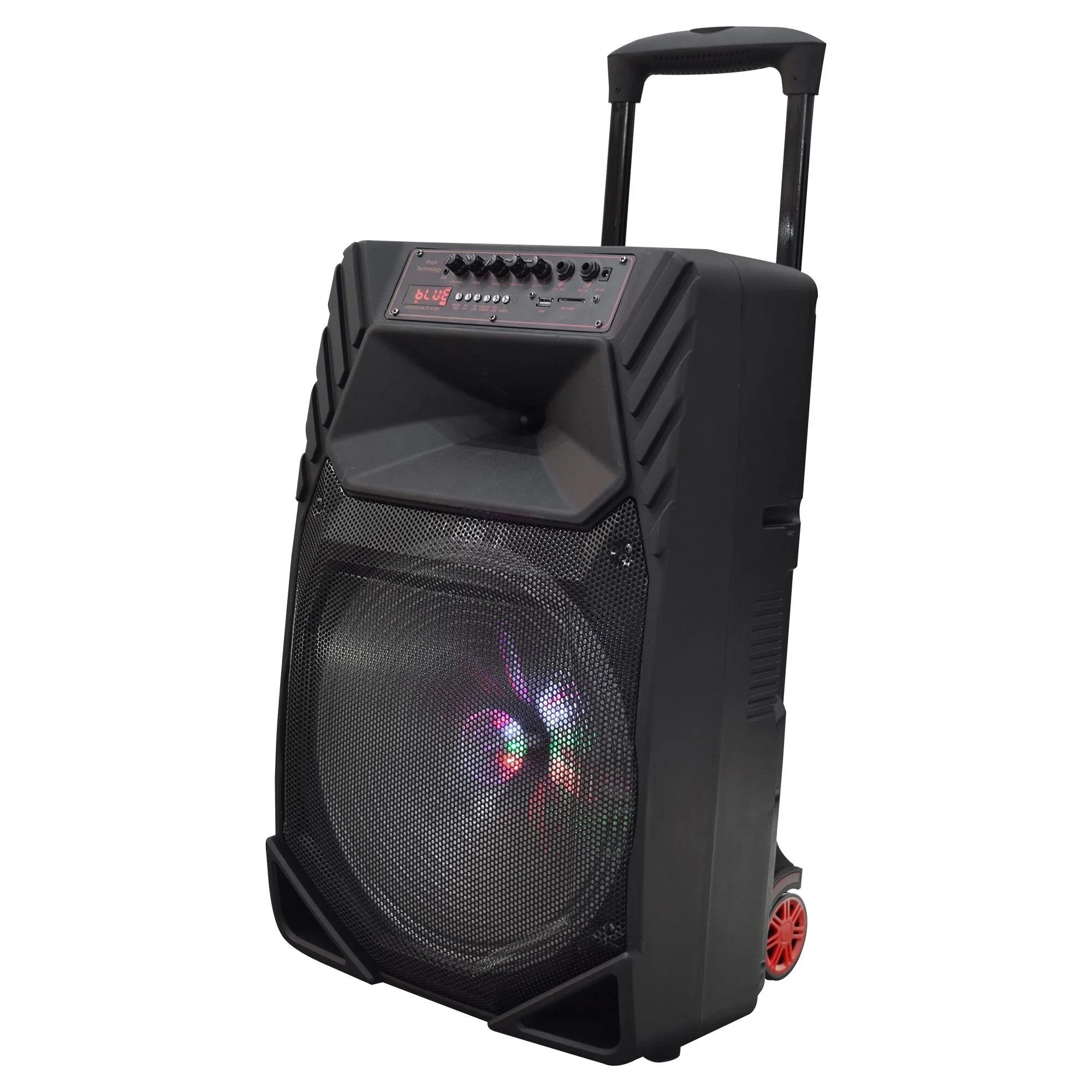 LEISOUND 15 Inch  High density Rechargeable Battery Powered Speaker