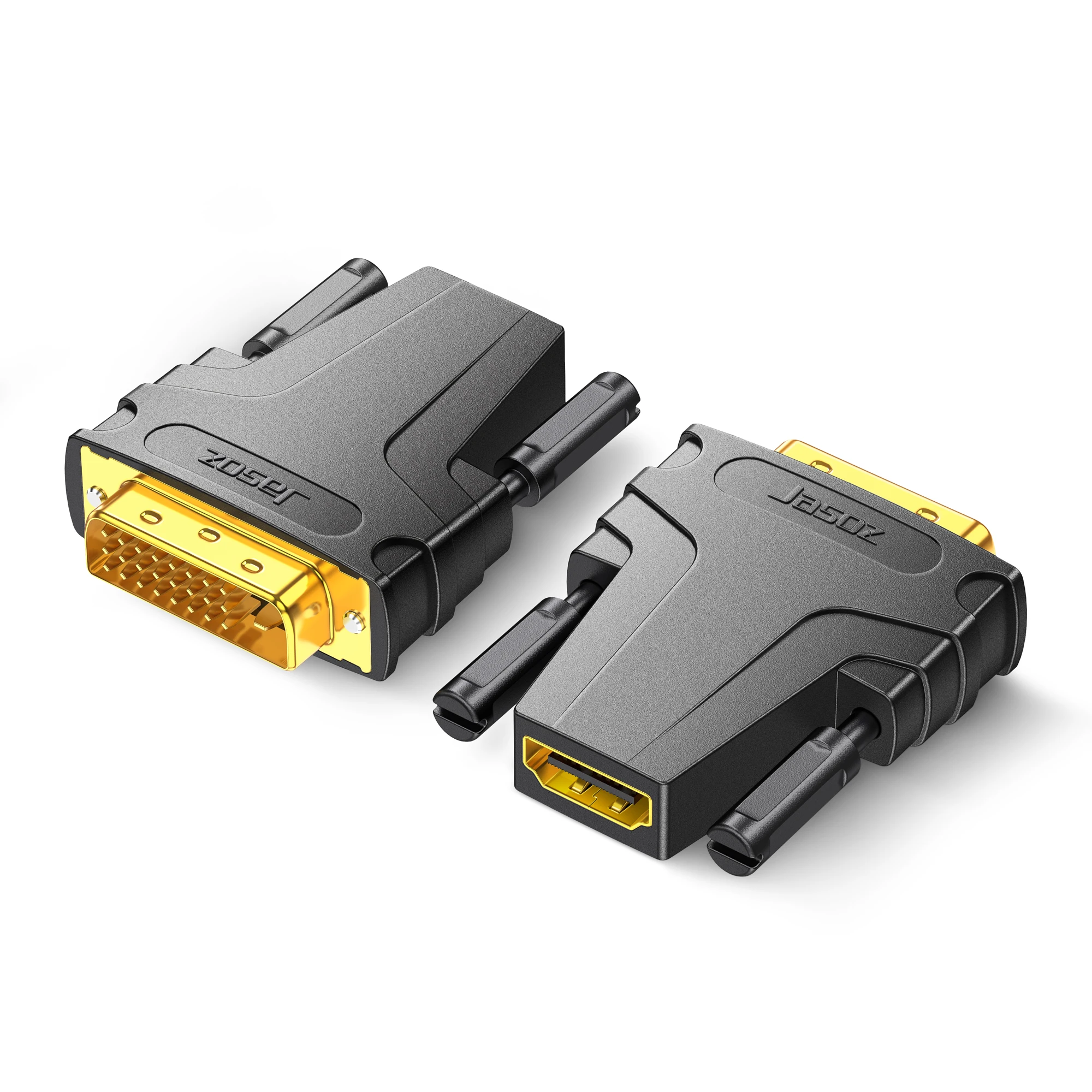 Двусторонний адаптер Jasoz HD с HDMI на DVI 1080P 60 Гц Преобразование штекер гнездо 24 + 1/24