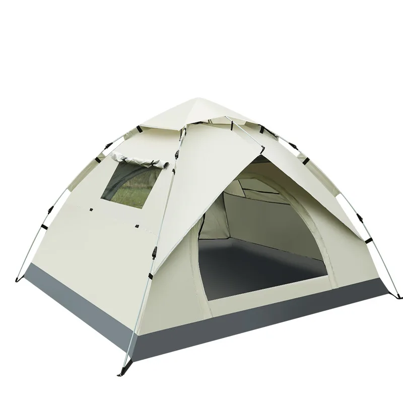 Automatic No-Build Tent for Outdoor Camping Waterproof and Sunscreen Quick Opening Anti-Mosquito for Beach Family Camping